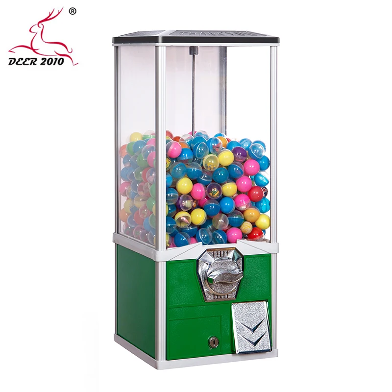 20 inch height big ball capsule vending machine for dispensing two- inch capsules