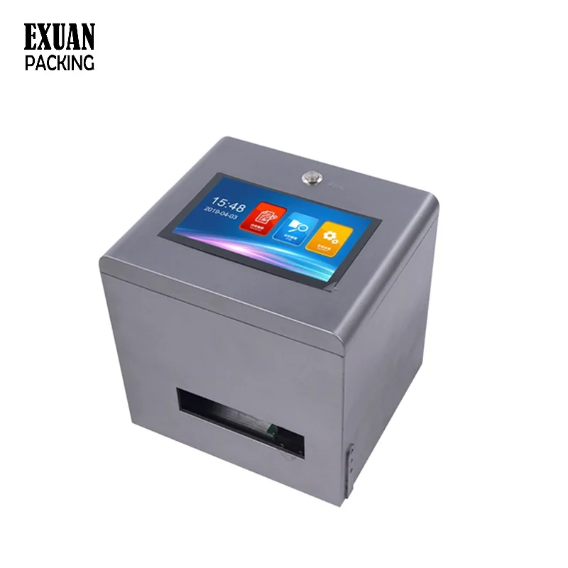 Стандартная конфигурация HM188L + педаль + установочная пластина + датчик, Интеллектуальный статический струйный принтер с упаковочным мешком и номером партии