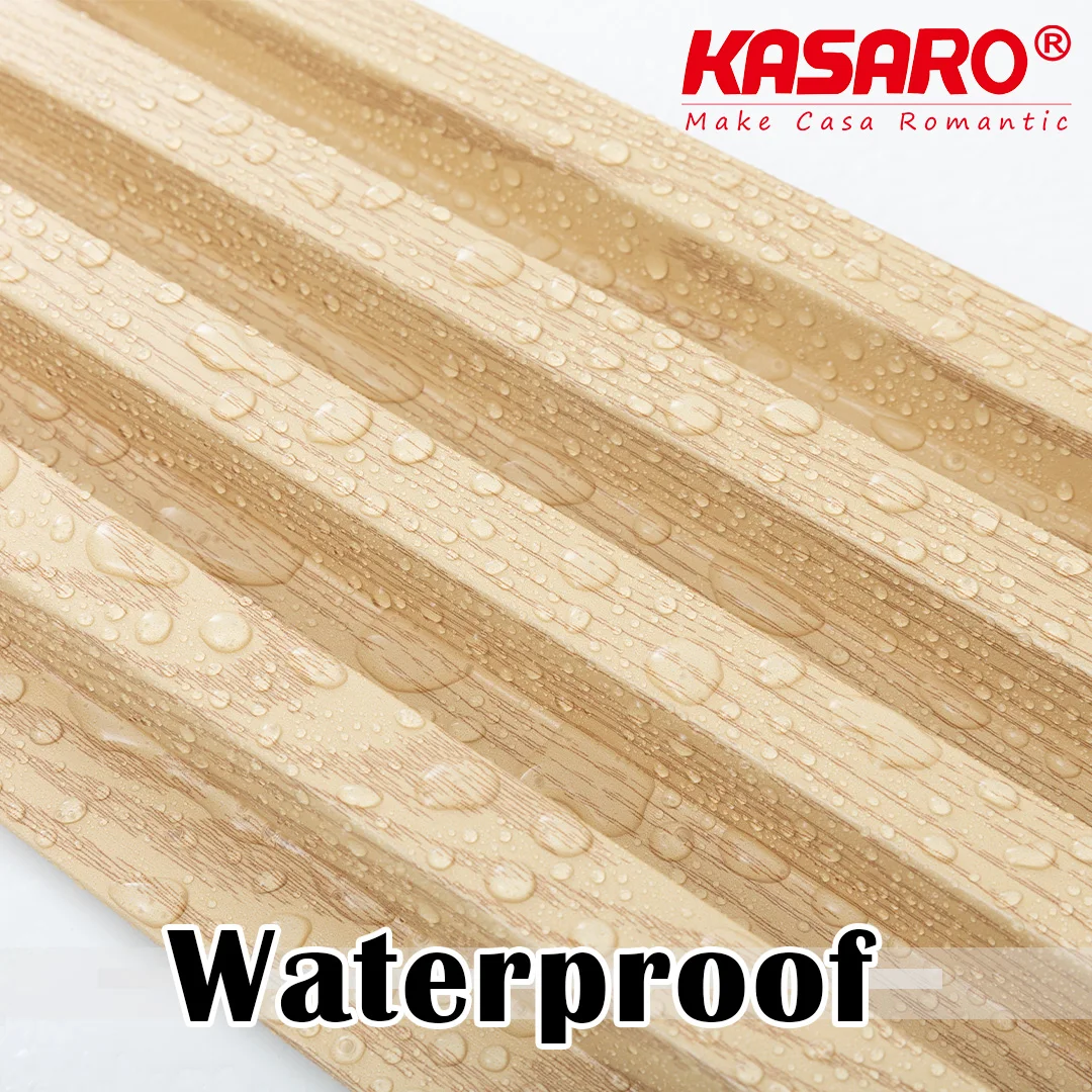 KASARO Wpc Exterior Wall Cladding Decor Wall Panel Outdoor Composite Great Wall Panel