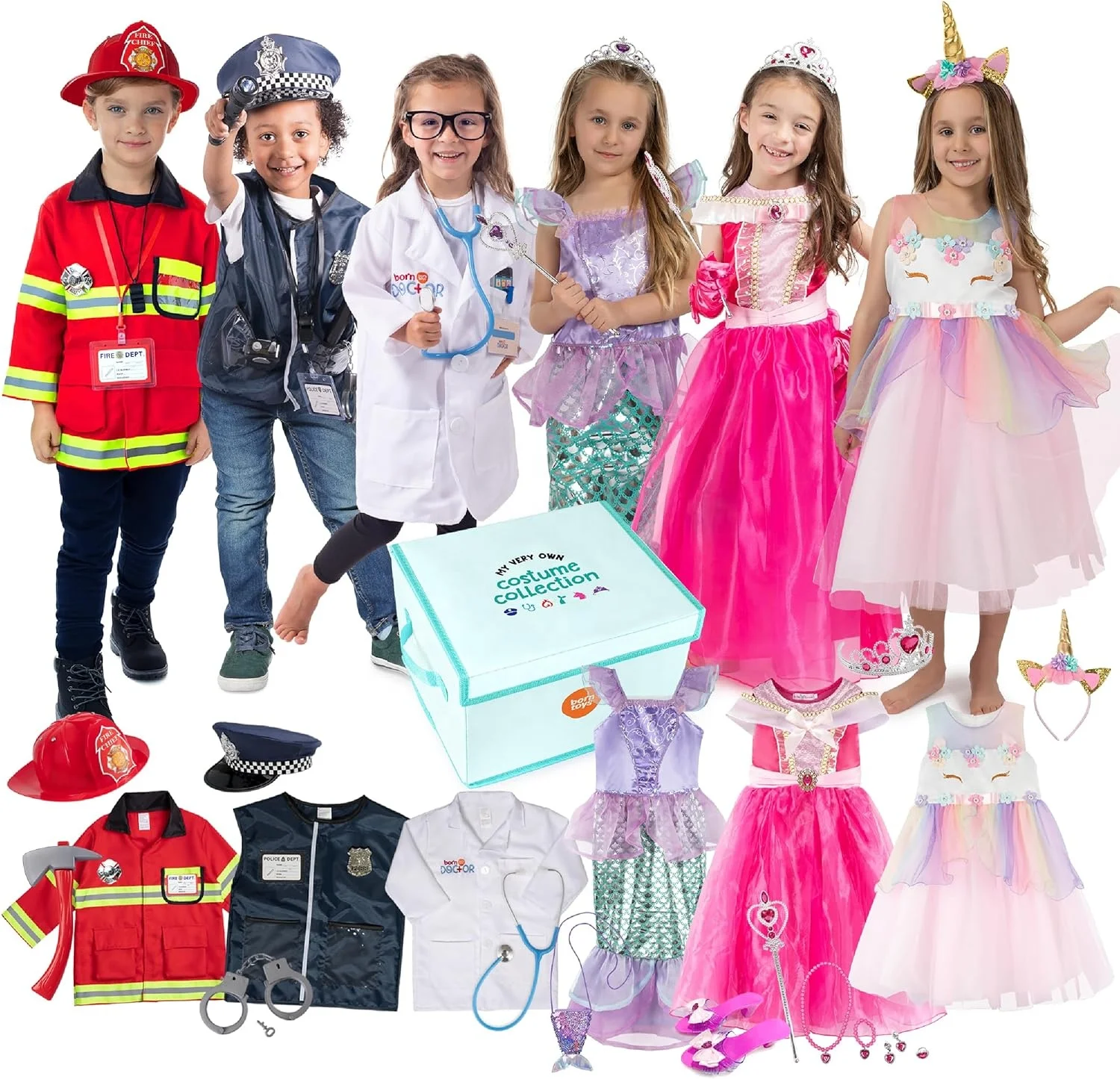 Princess Dress Up Toys Jewelry Boutique Girls Role Play Gift for 3-6 years old Girl Toddler Birthday Party Favors