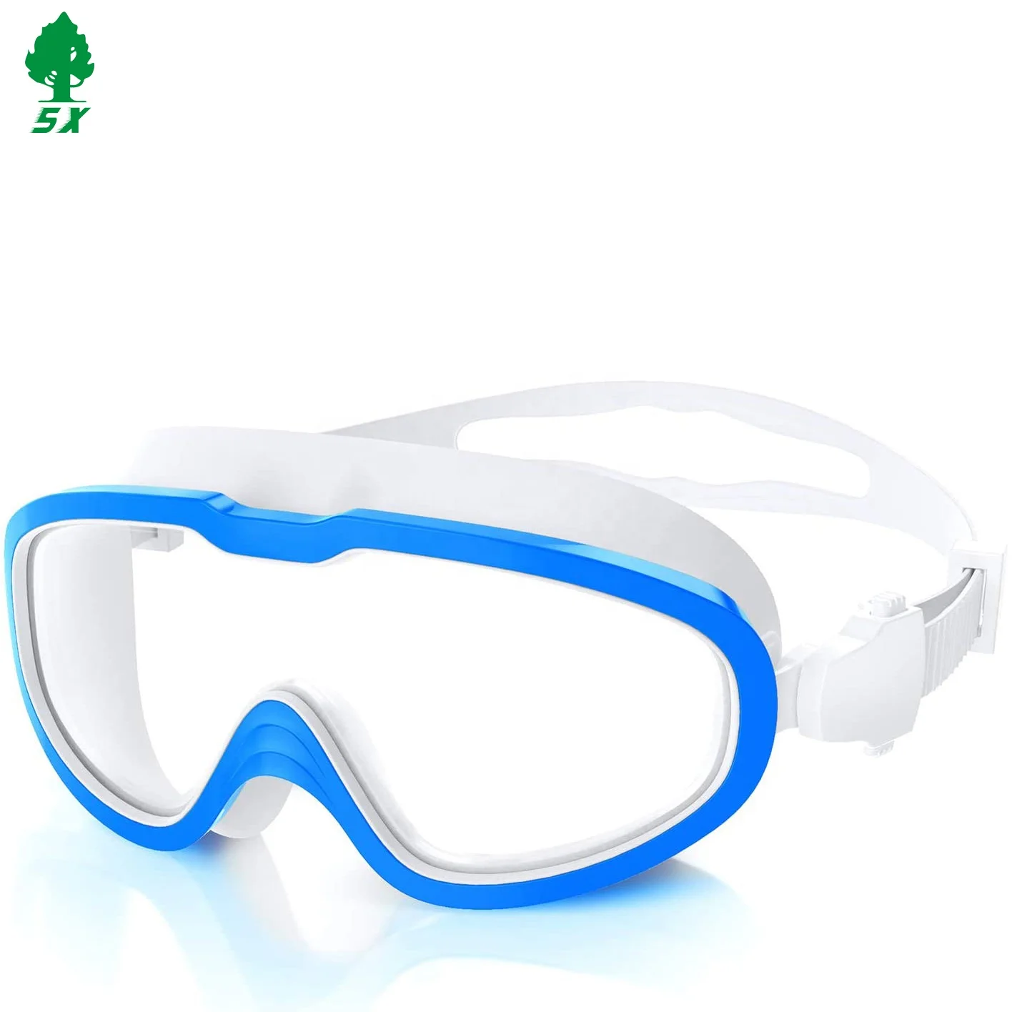 Professional High Quality Wide View Swimming goggles with Silicone Strap Wide View for Kids Adults