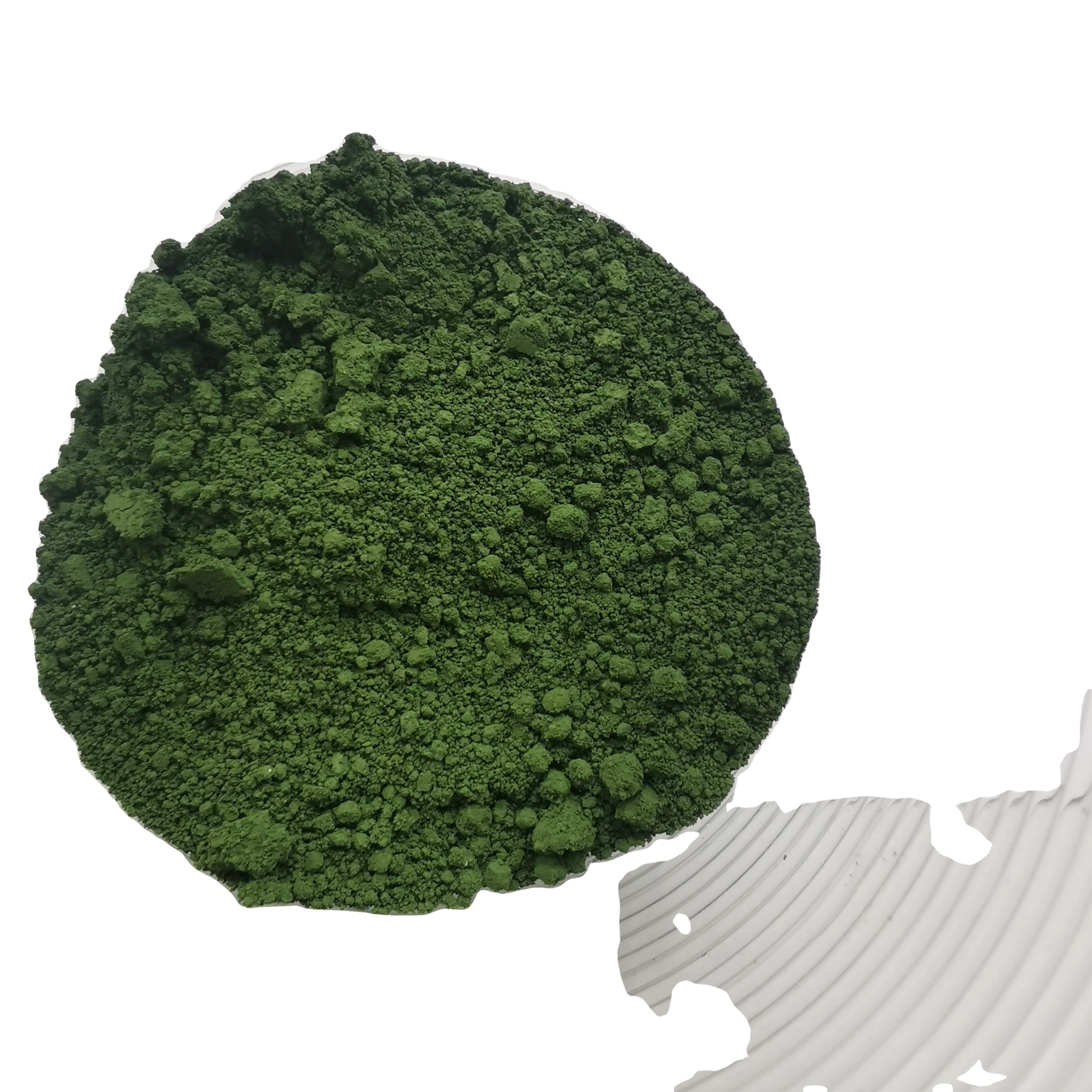 Superfine chrome oxide green, clear light powder