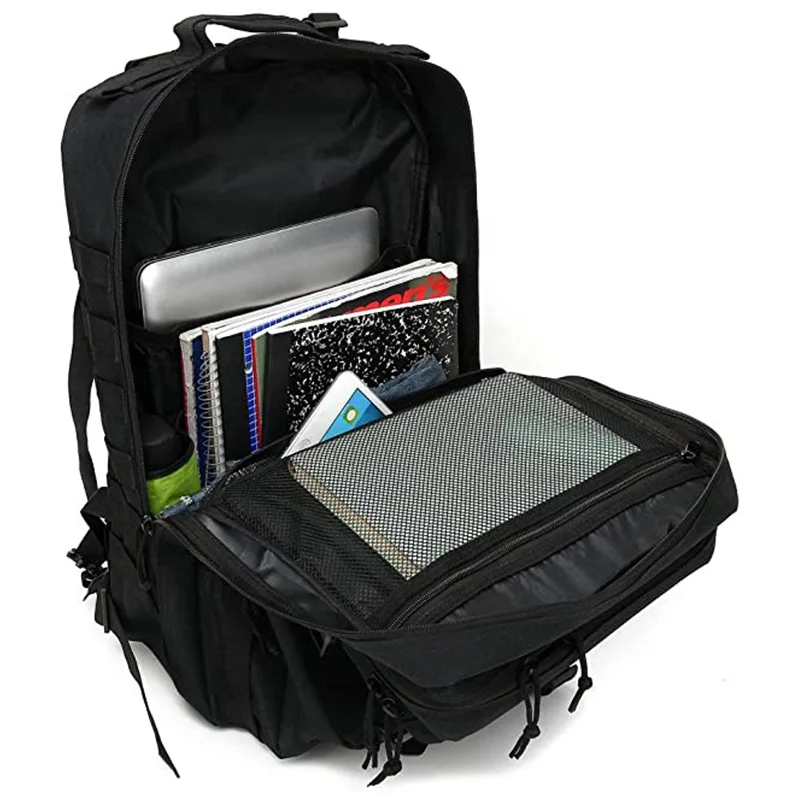 Custom Logo 45L Large Outdoor Sports Military Molle Bag Gym Gear Army Tactical Backpack Bag for Hiking Survival