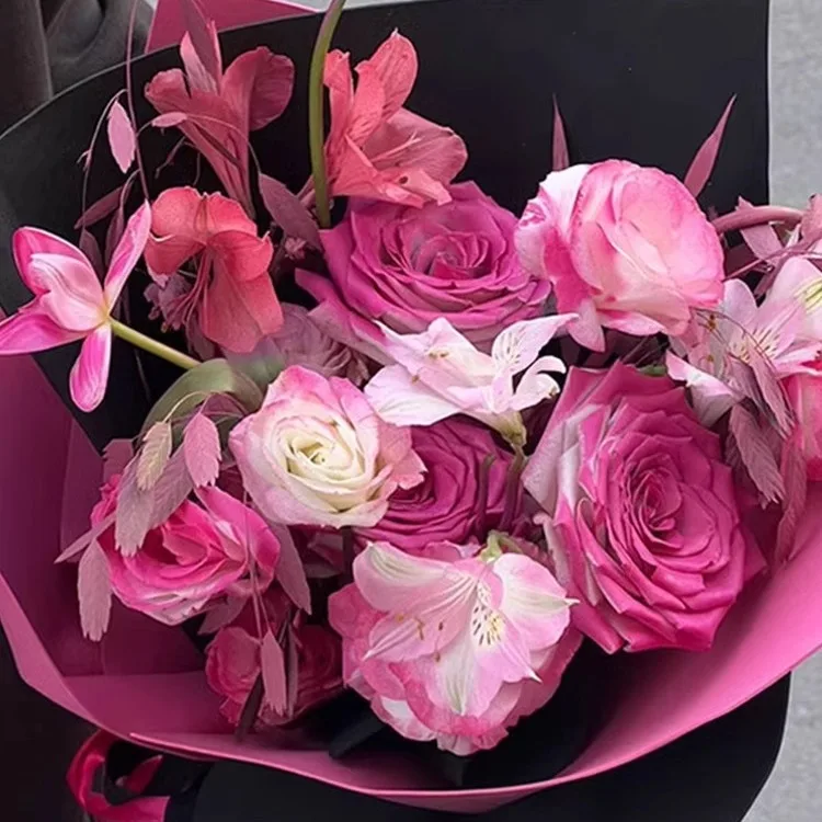 Wholesale Florist Supplies Foam Cotton Custom Recyclable Gift Packaging Bouquet Wrapping Paper