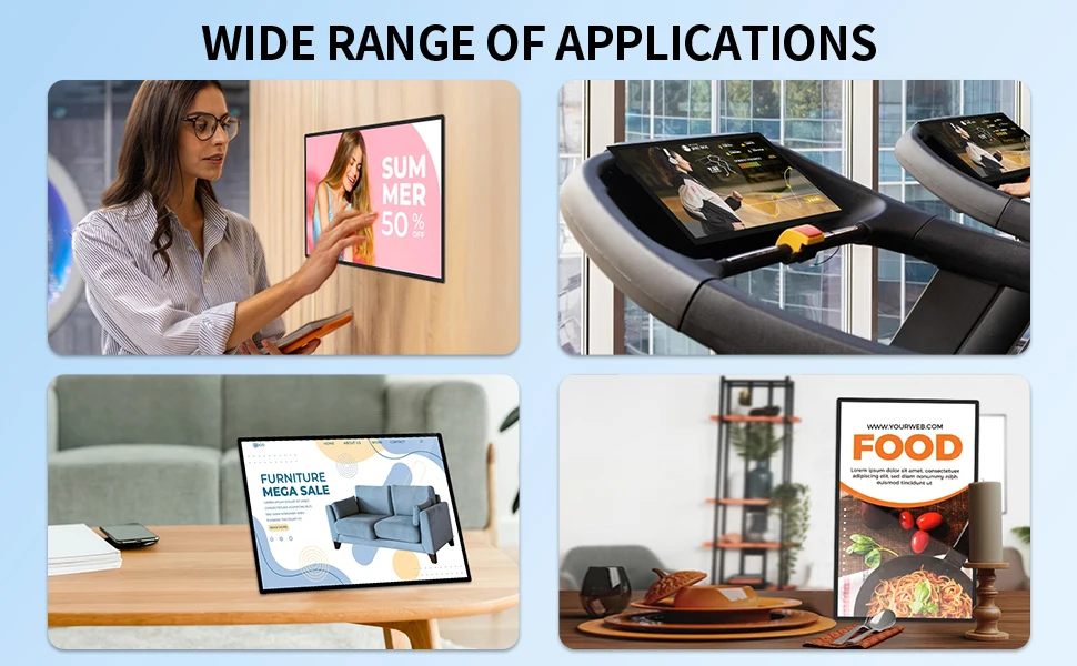 15 6 дюймов планшет коммерческий android сенсорный экран wifi cms tablet pc для рекламы totem digital signage