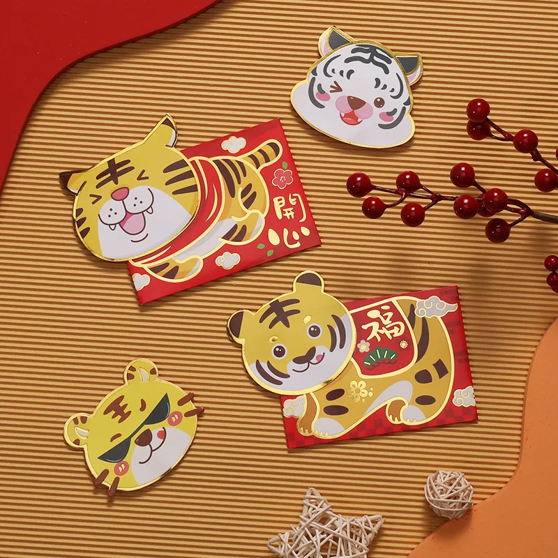 Оригинальный Печатный Hong Bao новый дизайн Роскошная оптовая продажа дешевый китайский новогодний красный пакет