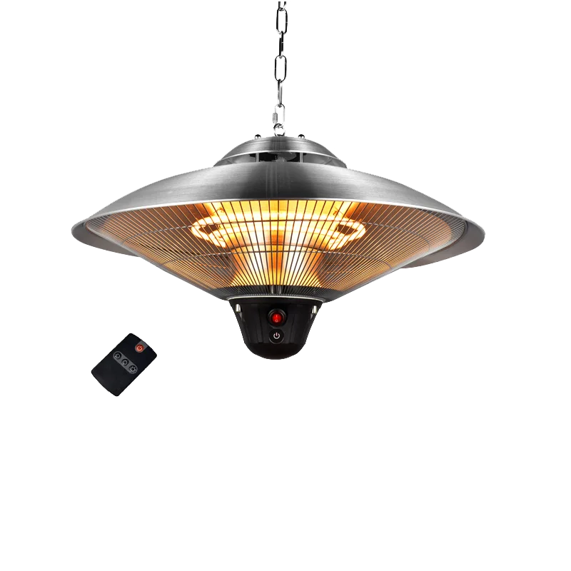 KEYUAN IP24 STEEL ELECTRIC CEILING PATIO HEATER   3 LEVEL GEAR WITH  REMOTE