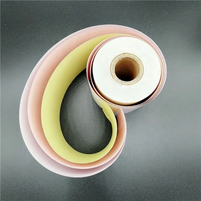Wholesale Price3-plycontinuous NCR computer form printer roll carbonless Copy paper