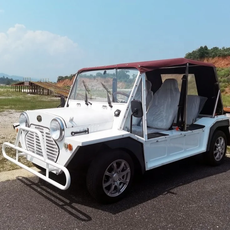 4 персоны мини Moke Кабриолет 96 В 10 кВт мини Moke автомобиль остров автомобиль с водонепроницаемым Bluetooth радио
