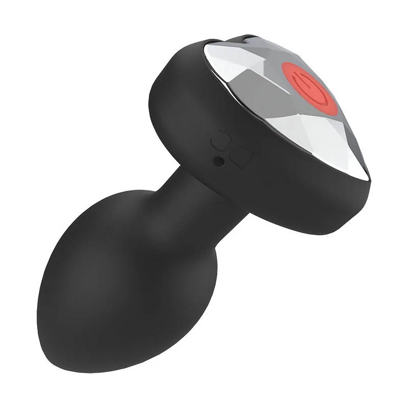 Factory Sale Emit Light Anal Plug Butt Massager Vibrator Sex Toy For Men Women Electric Anal Plug Toys Adult toy%