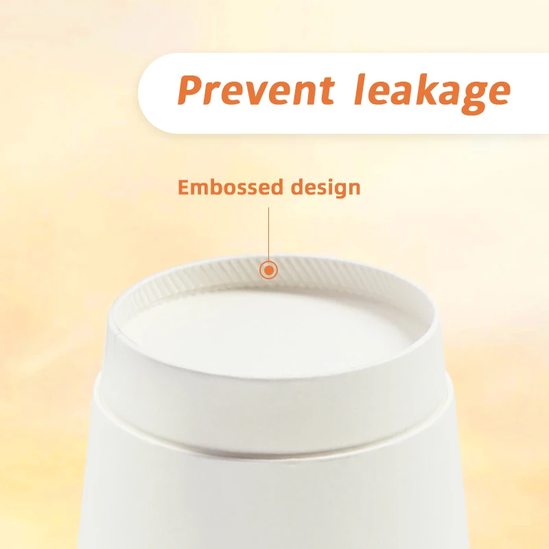 Biodegradable Recyclable Custom Take Away Coffee Cups Stamping Double Wall Coffee Paper Cups With Lids