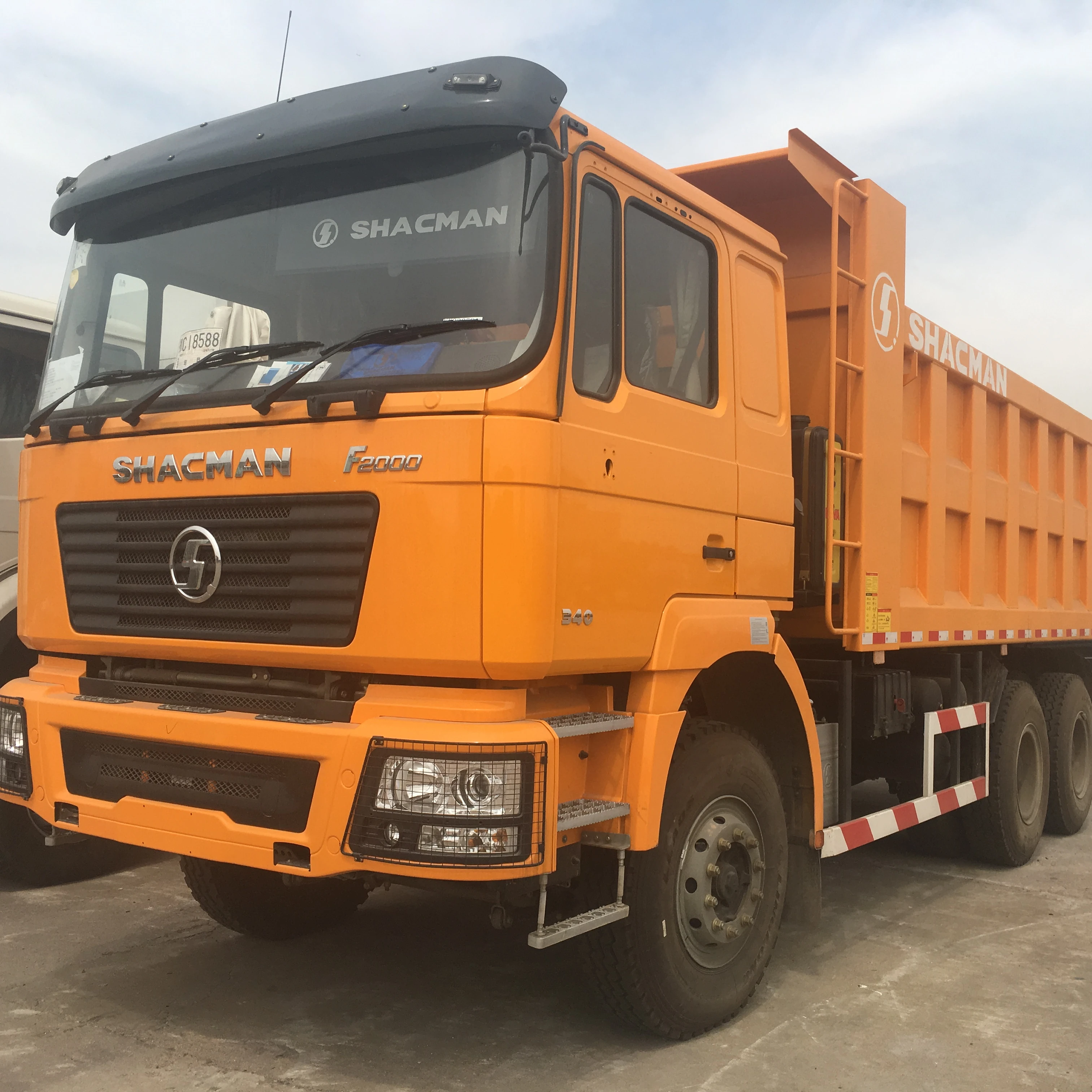 Algeria Shacman F2000 6x4 Tipper Dump Truck Weichai Engine Fast Gear Left drive for sale