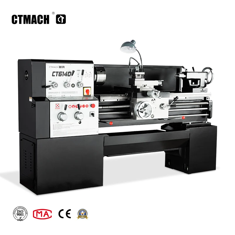 CT6140 big spindle Industrial Heavy Duty Manual lathe for metal working 1000mm metal lathe