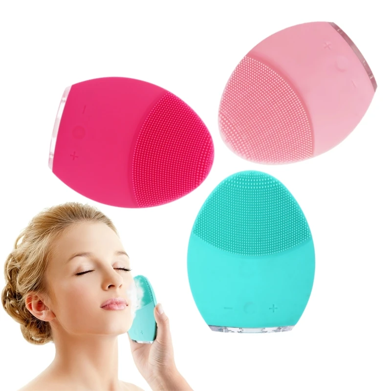 Trending Beauty Product Beauty Equipment Skin Care Deep Electric Multi Face Cleaning Silicone Exfoliating Sonic Facial Cleansing