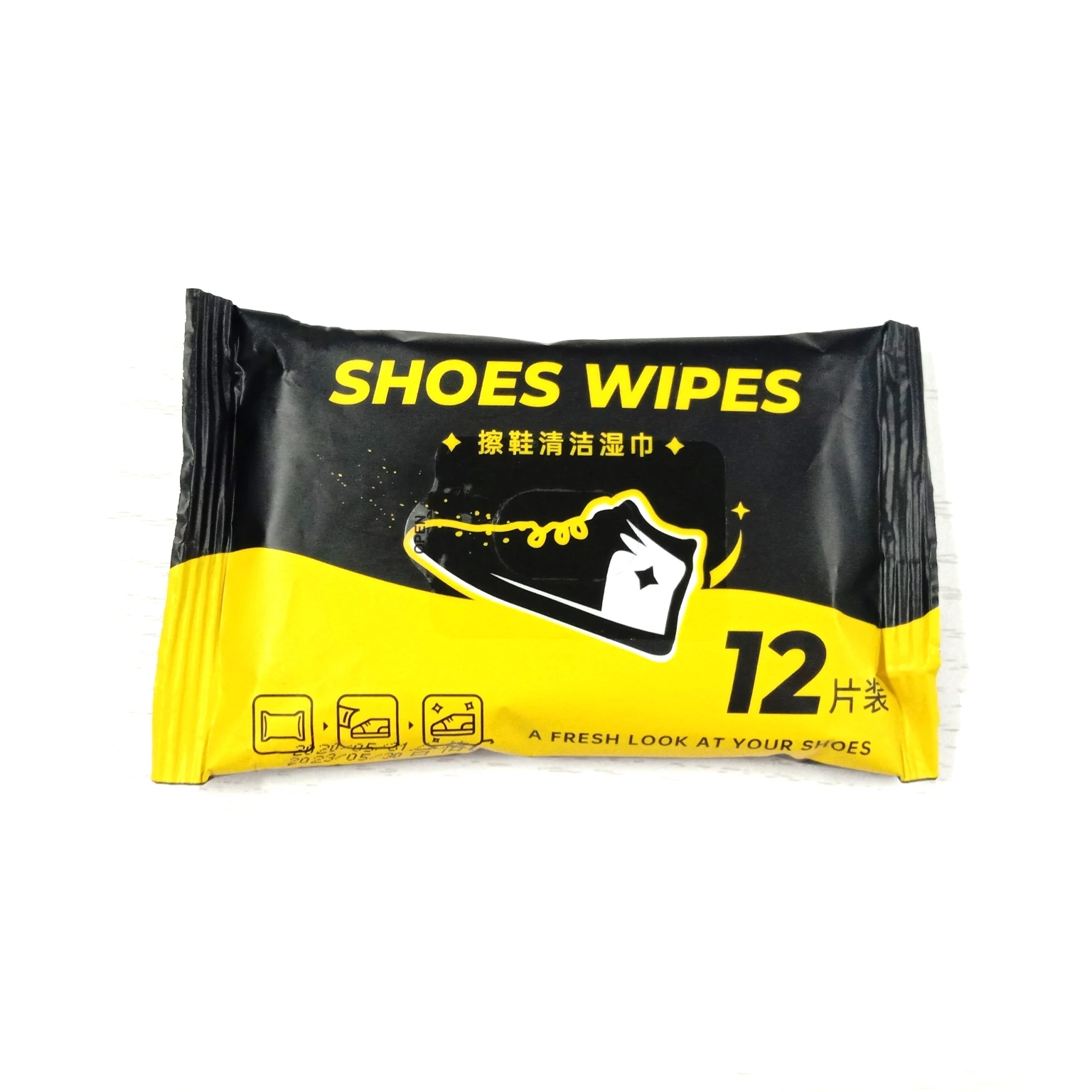 Custom Logo Quick Cleaning Shoes Wipes Sneaker Cleaner Wet Wipes For Shoes Quick Cleaning Towel Tissues Shoe Wipes