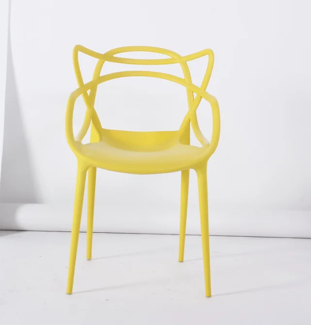 TOP WHOLESALE modern design home furniture  cheap plastic living room leisure chair stackable chair
