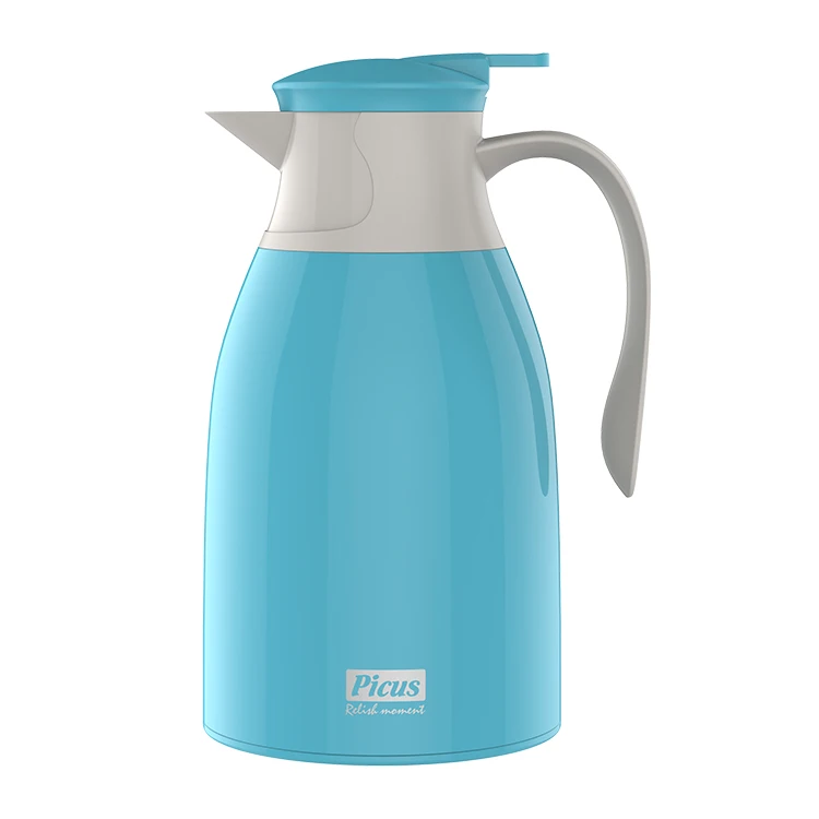 1L Thermos Jug Water Vacuum Kettle Vacuum Flask Glass Inner PP Outer Vacuum Flasks & Thermoses Keeping Drink Hot Cold 12-24hrs