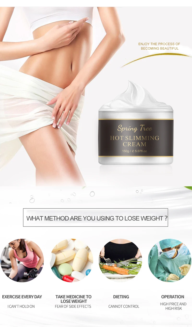 Private Label slimming cream Professional Cellulite Firming Body Fat Burning Massage fast Lose weight slimming Cream