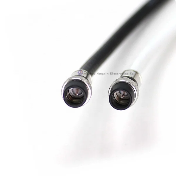 Flexible Rg6 Coaxial Cable For Tv F Type Push To Connect Coax Rg6 F Connector Male Type Crimp Rg58 Rg6 Rg59 Rg-6/U R