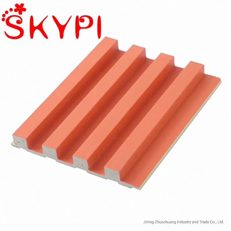 Natural 3D Wood Grain Surface 3D Wall Wood Wpc 18Mm Sheet Wall Panel Matt Corian Wall Panels For Mandhir