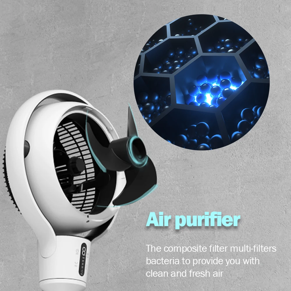 New trend manufacturer four season 8 inch dc slim body for room air circulator