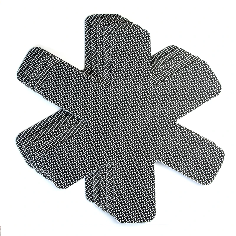 customized color anti-slip foaming style needle punched nonwoven fabric pan protectors