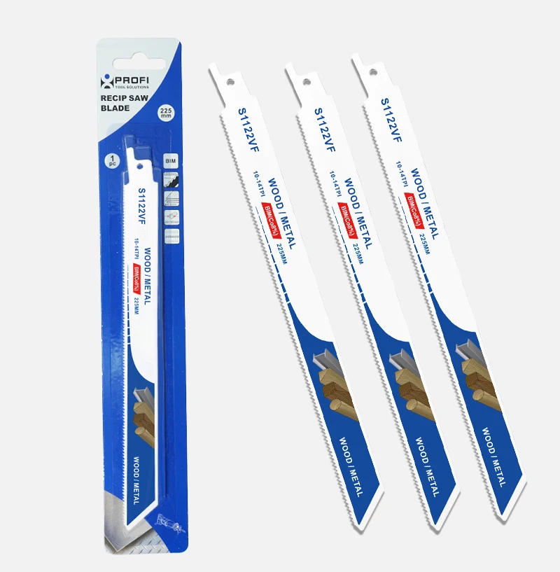 S1122BF Bim Reciprocating Saw Blade For Wood With Nails