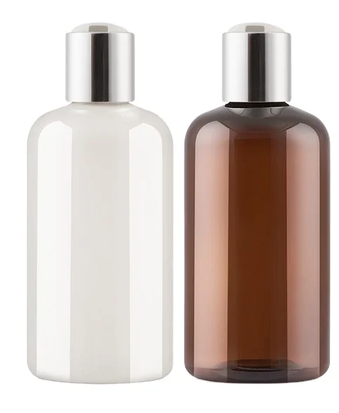 24/410 Aluminum Disc Press Top Cap Silver Cream Disc Press Top Cap Accept Custom Plastic Disc Top Cap