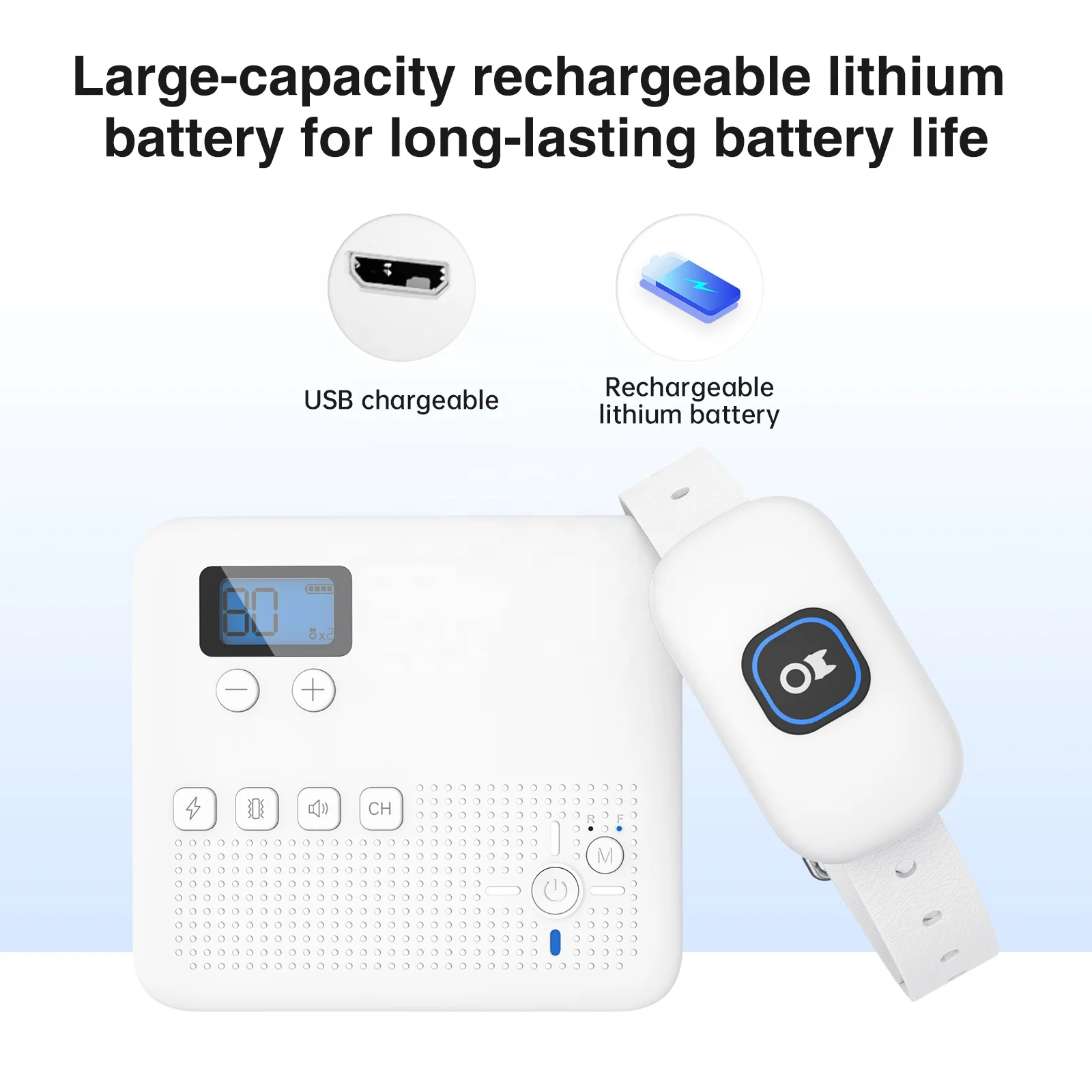 Pet Electronic Wireless Dog Fence 2 In 1 Wireless Intelligent Rechargeable Waterproof Dog Training Collar Dog Bark Controller