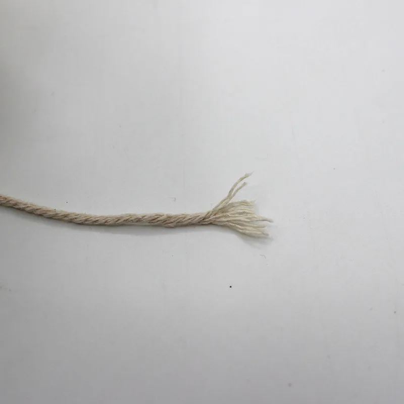 2407 qingyu cotton rope book White color thread inlaid twisted binding tapestry hand-woven this white thre