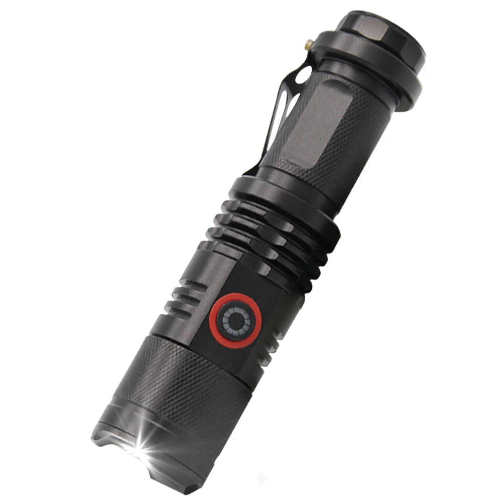 Rechargeable Led Flashlight Powerful LED Torch Zoomable Flashlight Waterproof Aluminum Alloy Torch
