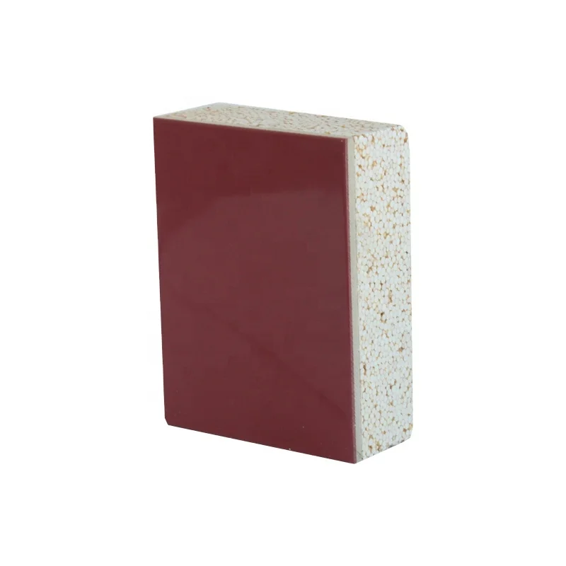 50mm Fireproof Building Material Roofing Tile Shed Concrete Sandwich Exterior Wall Insulation Decorative TPS Cement Panels Board
