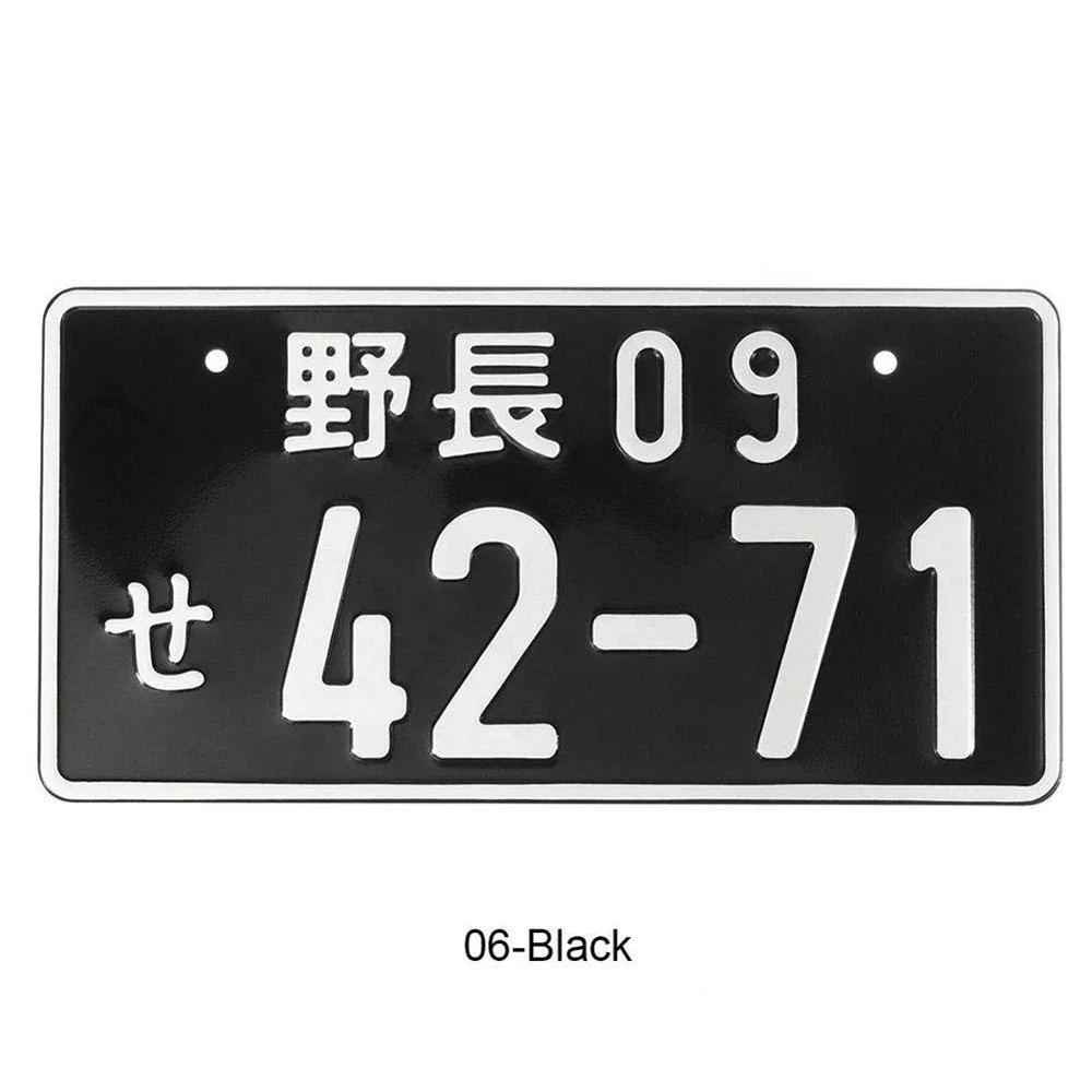 cheap price hotsale New product Fashion design japan car license plate