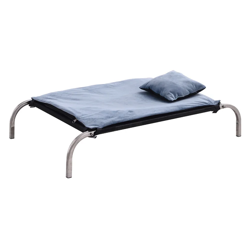 Custom Strong Mesh Removable Pet Campng Beds Comfortable Metal Dog Travel Bed