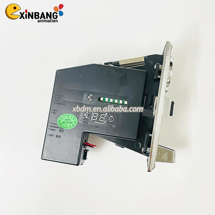 Factory Supplier 616 Multi 6 Coins Coin Selector Cpu Comparable Multi Coin Acceptor for Arcade Game Machine Parts
