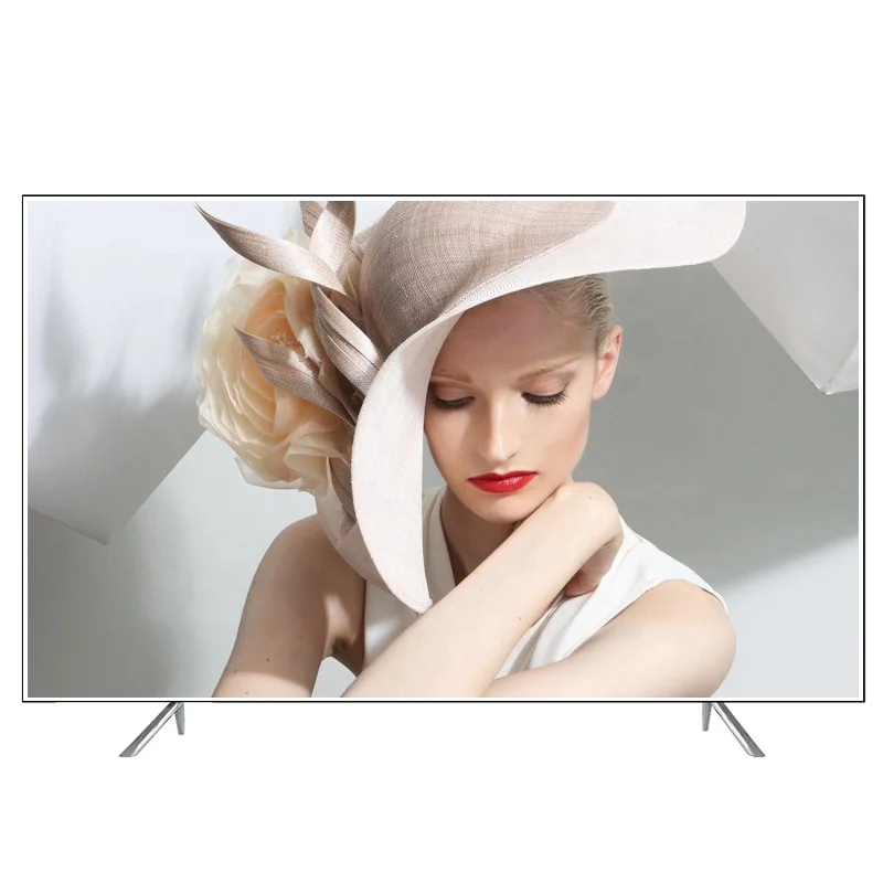 Stock good quality white frame monitor led panel tv lcd television android smart tv 32 inch with digital system