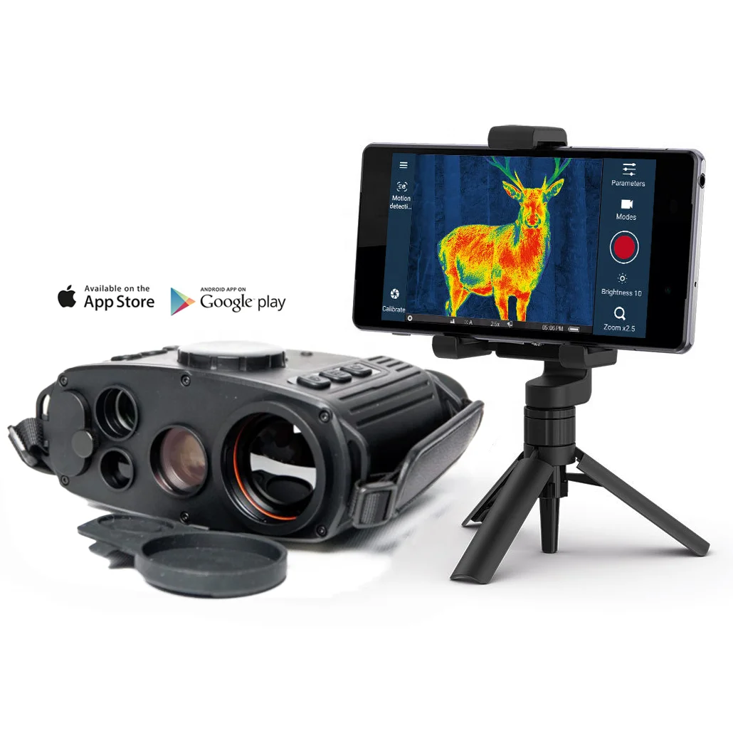 Wholesale High Quality Lrf 2500m Long Range Telescope Thermal Infrared 50mk Night Vision Image Thermal Night Vision Binoculars