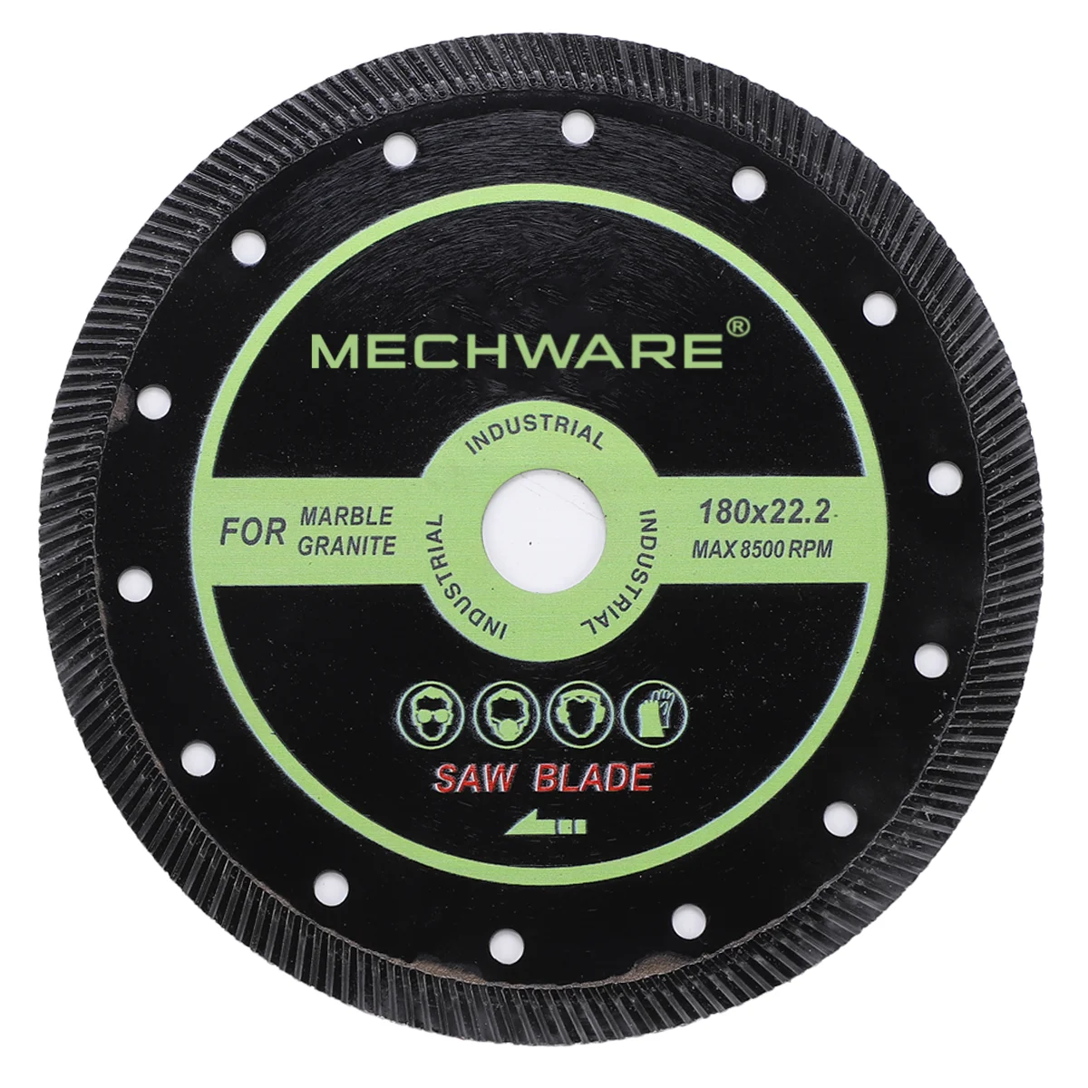 MECHWARE Electric Tile Cutter Saw Blade Thin Turbo Circular Saw Stone Machinery Cutting Tools