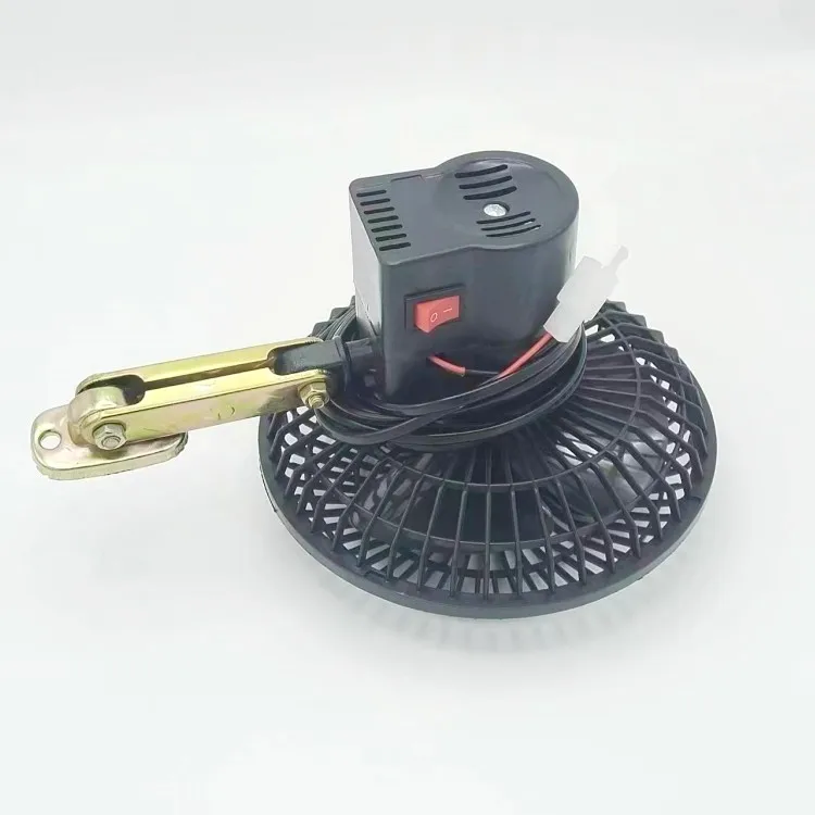 2023 new DC 12V 6-inch mini electric car fan portable electric car fan