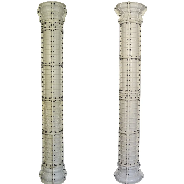 30cm Roman Mould  Pillar ABS Plastic Durable Round Concrete Pedestal Column Mold