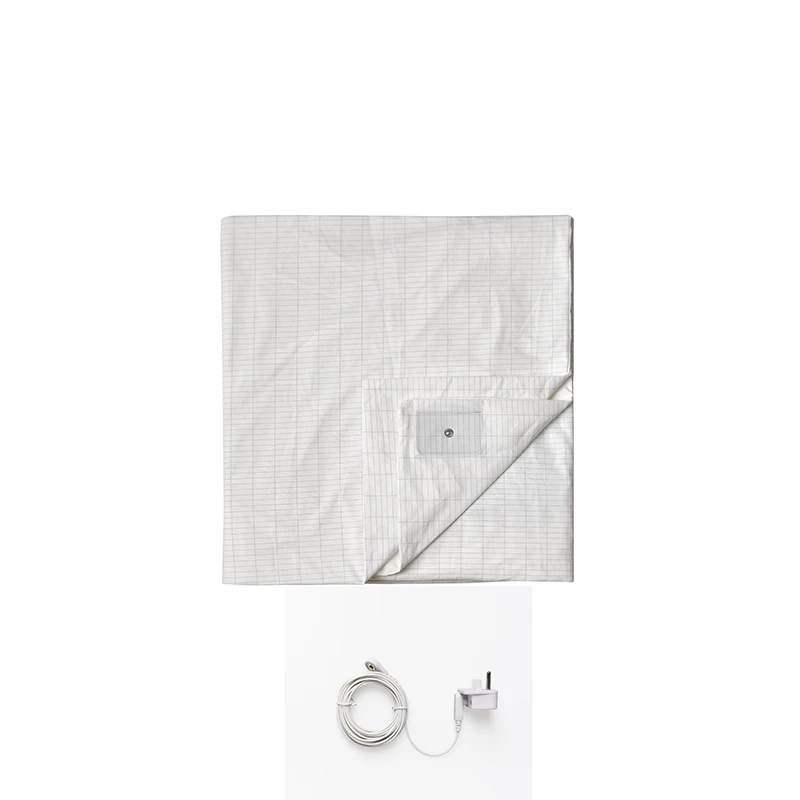 China supplier grounding earthing fitted sheet soft comfortable breathable sheet 15ft cord no insomnia earthing fitted sheet