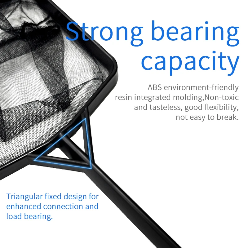 Wholesale Aquarium Square Fish Net 36 43 56 62cm Encryption Mesh Net Nylon Long ABS Handle Fishing Aquarium Net For Fish Tank