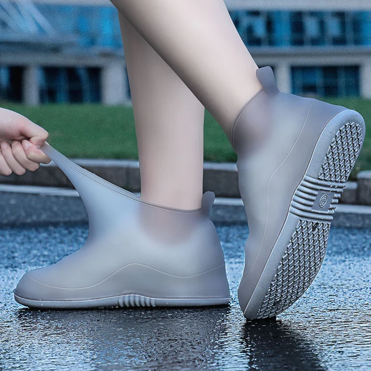 Waterproof Rain Boots For Adult Men And Women Kids Silicone Rain Shoes Protector rain shoe