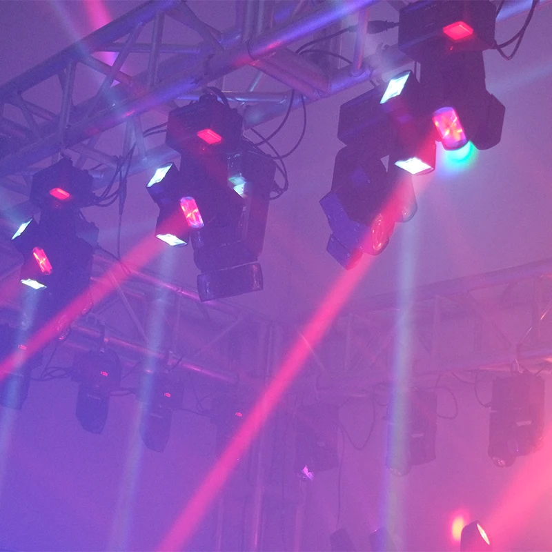 Hot Sale 6 x 10W RGBW LED Wheel Beam Laser Moving Head Light Professional Dmx Disco Lights for Dj Disco Party Nightclub Bar