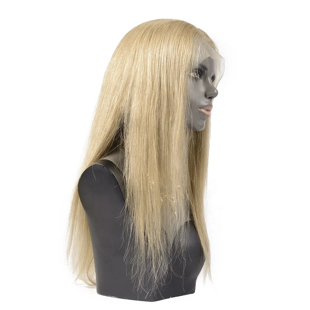 
Raw unprocessed Cambodian mink long blonde human hair wig 