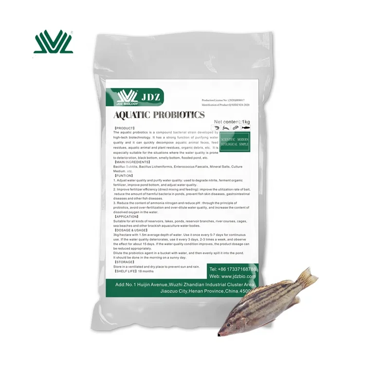 Воспользуйтесь сложными пробиотиками для очистки воды аквакультуры
