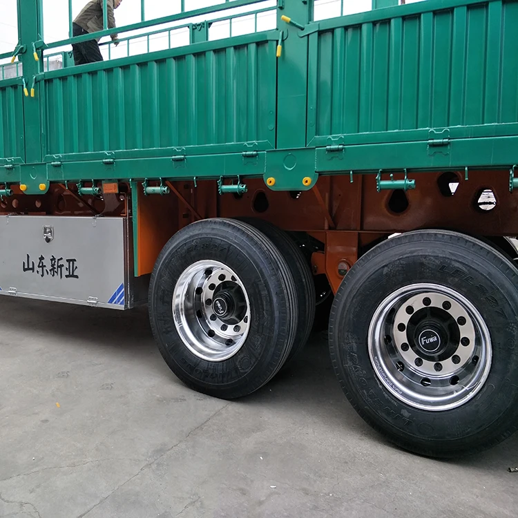 40ft General Cargo Semi Trailer For Logostic company 1.8m Drop side trailer