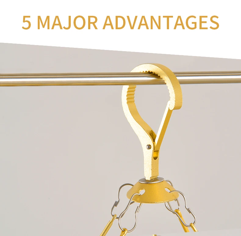 High Quality Clothes Clip Hanger Rack For Socks Bra And Towels