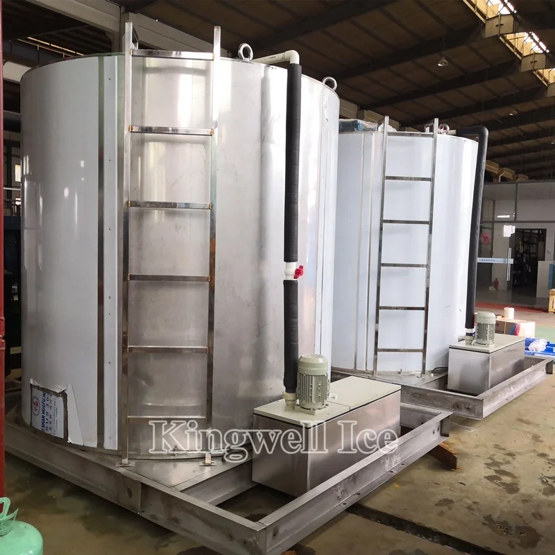 25 tons Ice Flake maker Machine for large scale fish company