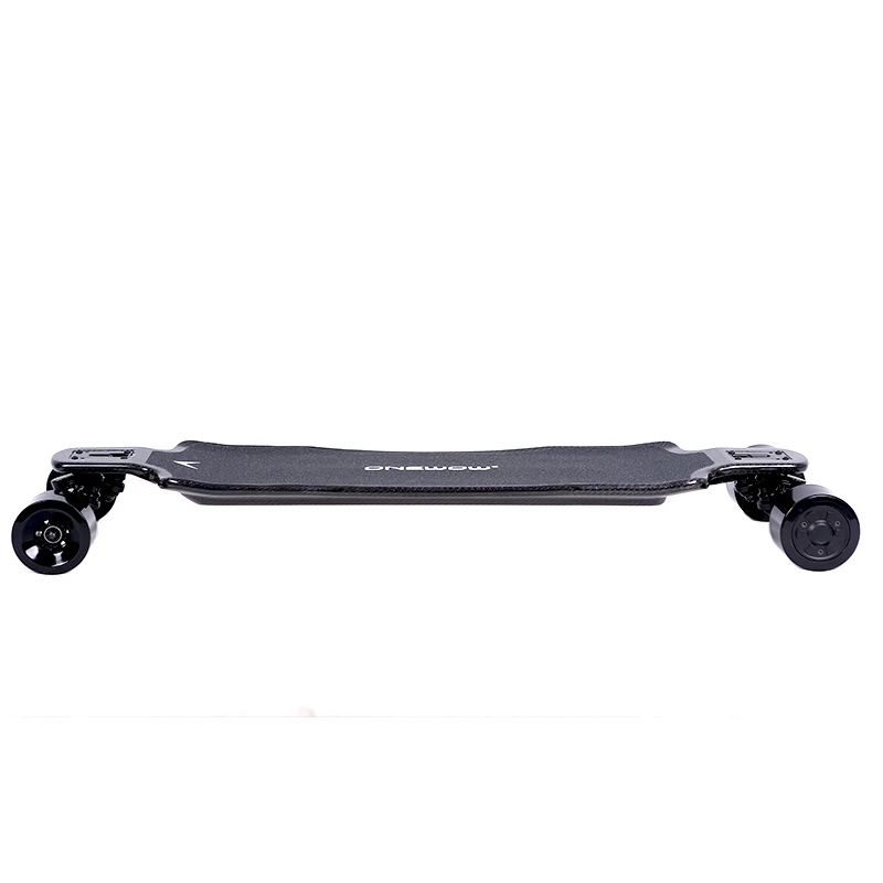 2020 newest sinked style carbon fiber electric skateboard,hub motor dual drive 1200W DKP electric longboard